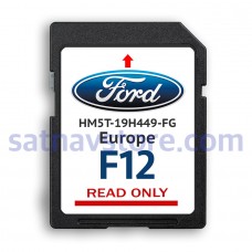 Ford F12 Sync2 Navigation SD Card Map Update with Speed Cameras All Europe 2024