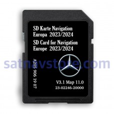 Mercedes Benz NTG5.5 Navigation SD Card WIDESCREEN Map Update 2024