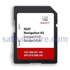 Seat AS MIB2 v19 Navigation SD Card Map Update Europa UK 2024 - 2025